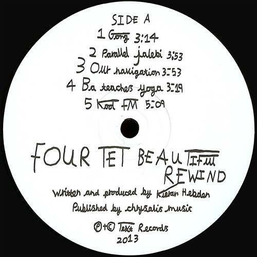 Four Tet - Beautiful Rewind | Text Records (TEXT025) - 2 Four Tet - Beautiful Rewind | Text Records (TEXT025) - 2