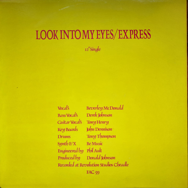 52nd Street - Look Into My Eyes | Factory (FAC 59) - 2