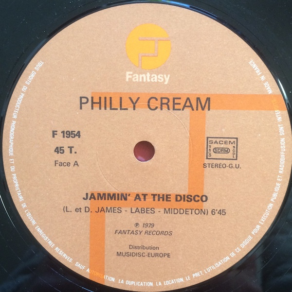 Philly Cream - Jammin' At The Disco | Fantasy (F-1954)
