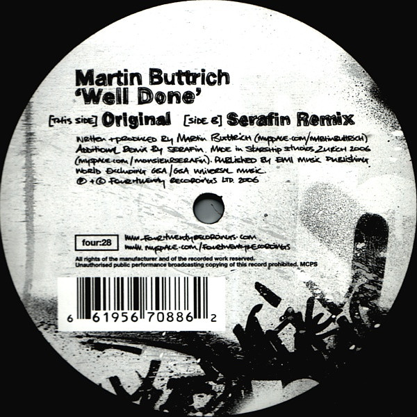 Martin Buttrich - Well Done | Four:Twenty Recordings (FOUR:28)