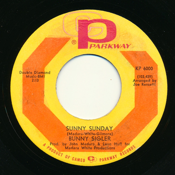 Bunny Sigler - Lovey Dovey & (You're So Fine) | Parkway (KP 6000) - 4