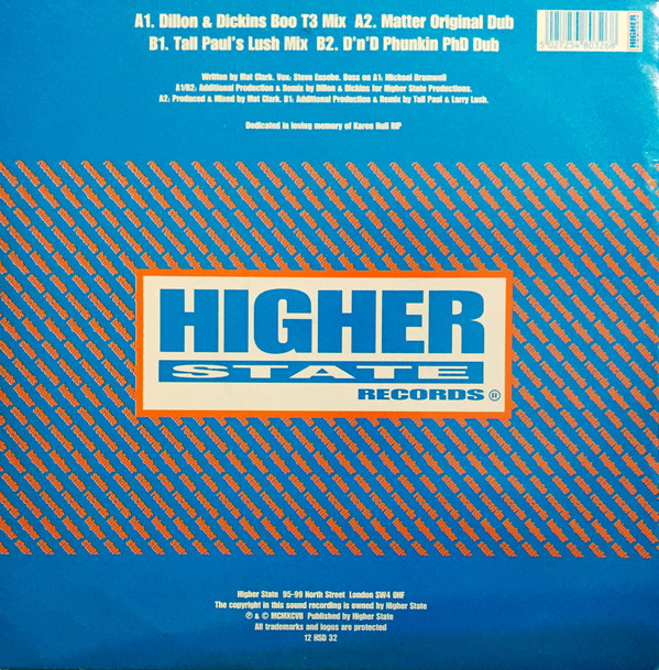 Matter - Don't U Want Some More | Higher State Records (12 HSD 32) - 2 Matter - Don't U Want Some More | Higher State Records (12 HSD 32) - 2