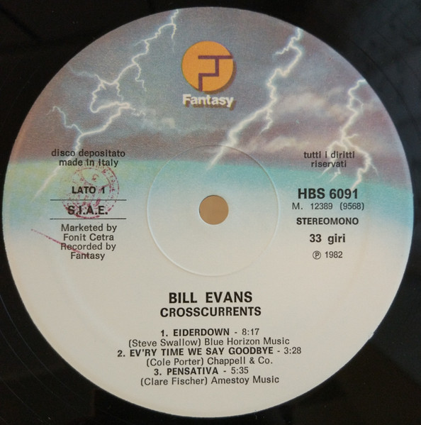The Bill Evans Trio With Lee Konitz & Warne Marsh - Crosscurrents | Fantasy (HBS 6091) - 3