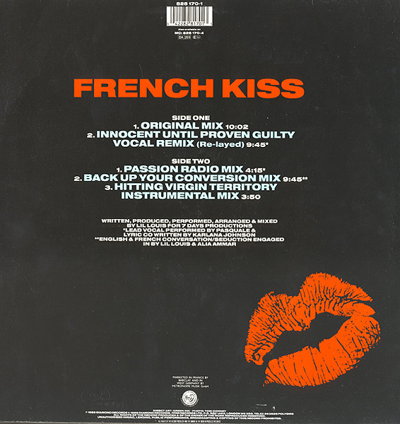 Lil' Louis - French Kisses (The Complete Mix Collection E.P.) | FFRR (828 170-1) - 2