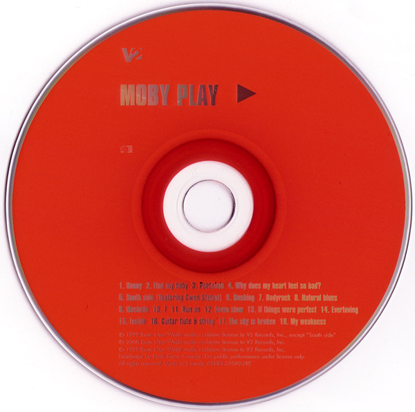 Moby - Play [CD] | V2 (63881-27049-2RE) - 3