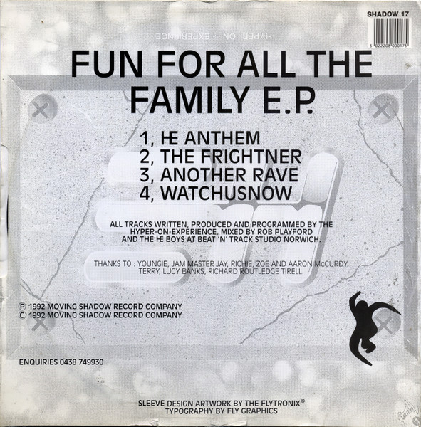 Hyper On Experience - Fun For All The Family E.P. | Moving Shadow (SHADOW 17) - 4 Hyper On Experience - Fun For All The Family E.P. | Moving Shadow (SHADOW 17) - 4
