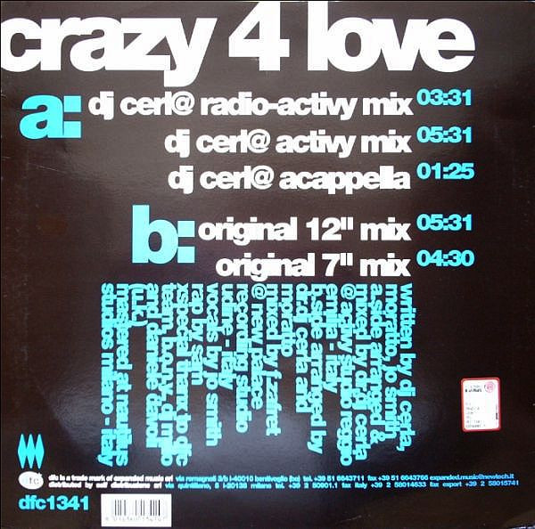 DJ Cerla vs. Jo Smith - Crazy 4 Love | DFC (DFC 1341) - 2