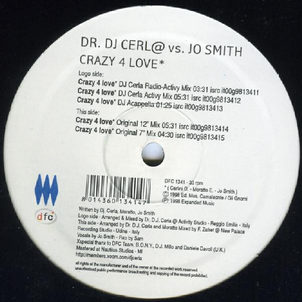 DJ Cerla vs. Jo Smith - Crazy 4 Love | DFC (DFC 1341) - 3