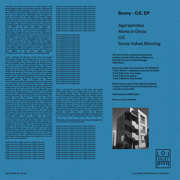 Sonny - C.E. EP | Koldt Bord (KB001) - 2