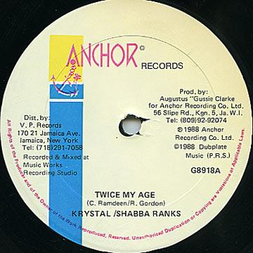 Krystal / Sanchez & Lady G - Twice My Age / Half My Age | Anchor Records (G8920)