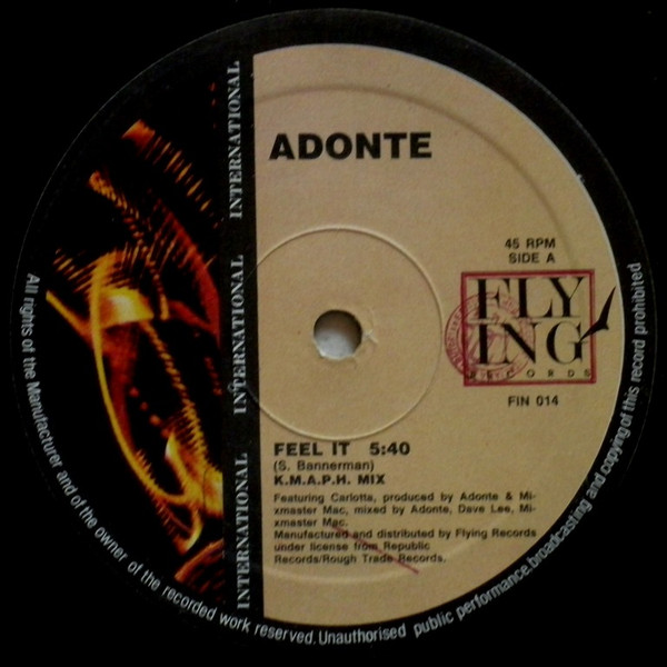 Adonte - Feel It | Flying International (FIN 014) Adonte - Feel It | Flying International (FIN 014)