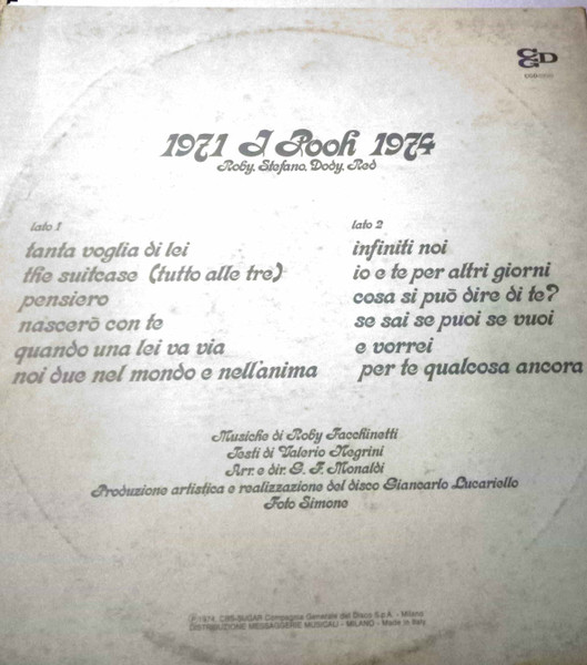 Pooh - 1971-1974 | CGD (69089) - 2