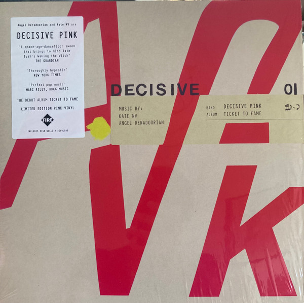 Decisive Pink - Ticket To Fame | Fire Records (FIRELP706) - main