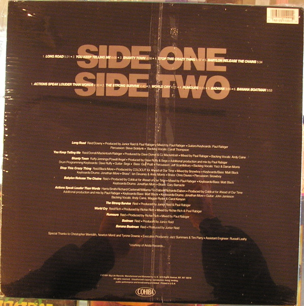 Junior Reid - Long Road | Cohiba Records (162 221 100-1) - 2 Junior Reid - Long Road | Cohiba Records (162 221 100-1) - 2