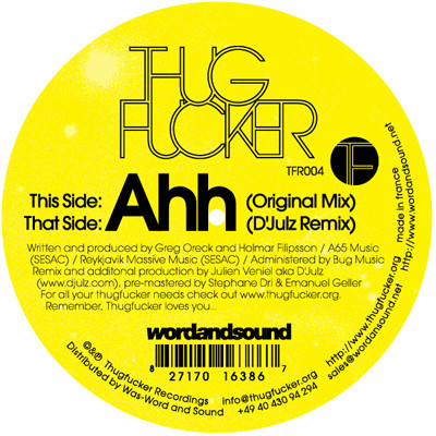 Thugfucker - Ahh | Thugfucker Recordings (TFR004) - main
