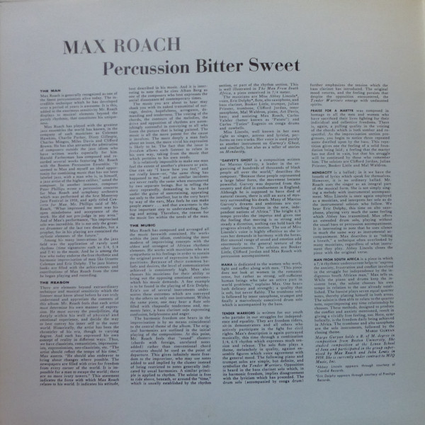 Max Roach - Percussion Bitter Sweet | ABC Impulse! (IMPL 5027) - 2