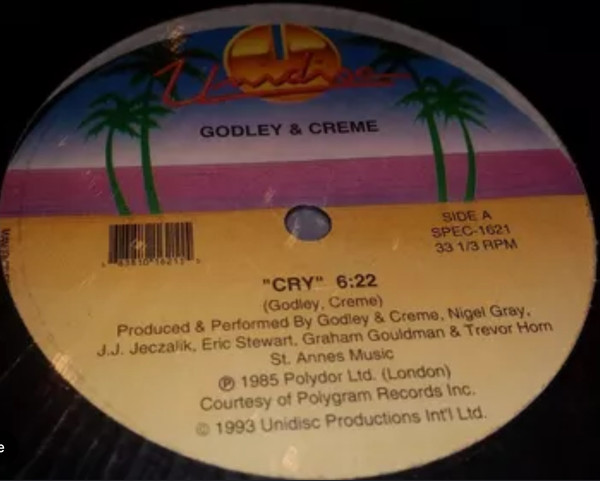 Godley & Creme / Swing Out Sister - Cry / Breakout | Unidisc (SPEC-1621) - main