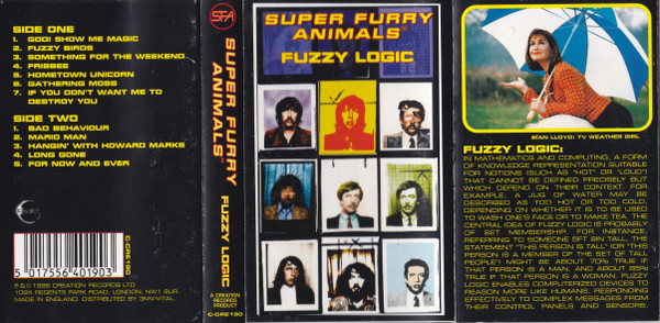 Super Furry Animals - Fuzzy Logic | Creation Records (C-CRE 190) - 2