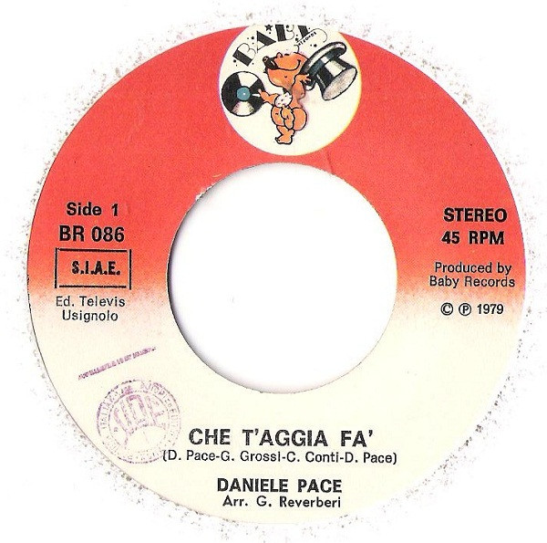 Daniele Pace - Che T'Aggia Fà | Baby Records (BR 086) - 3