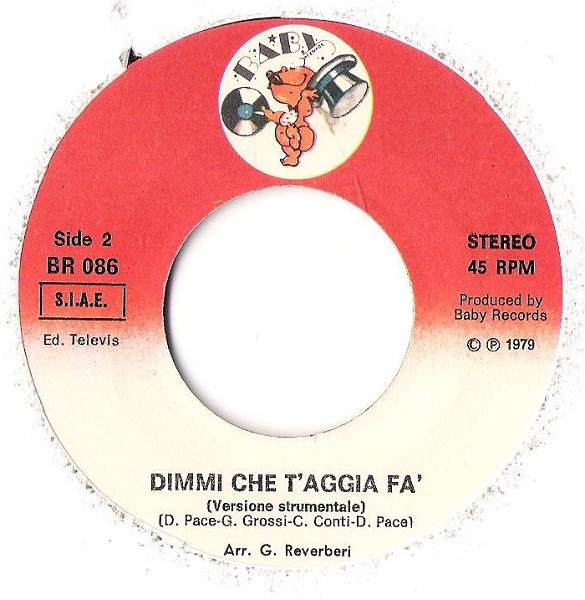 Daniele Pace - Che T'Aggia Fà | Baby Records (BR 086) - 4