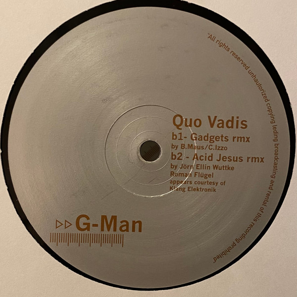 G-Man - Quo Vadis / El Jem | i220 (i220-018) - 2