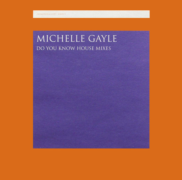 Michelle Gayle - Do You Know House Mixes | 1st Avenue Records (KNOW 4) - main