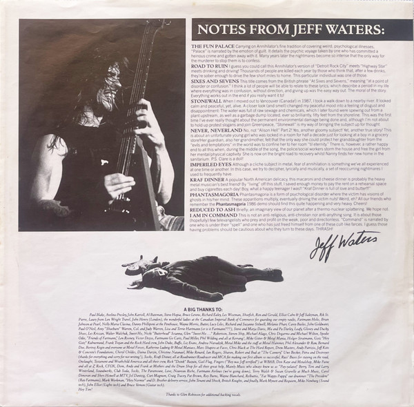 Annihilator - Never, Neverland | Roadrunner Records (RR 9374-1) - 3 Annihilator - Never, Neverland | Roadrunner Records (RR 9374-1) - 3