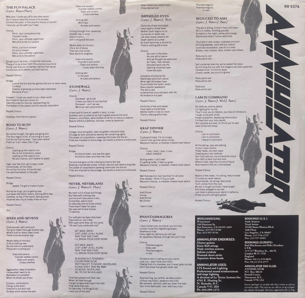 Annihilator - Never, Neverland | Roadrunner Records (RR 9374-1) - 4 Annihilator - Never, Neverland | Roadrunner Records (RR 9374-1) - 4