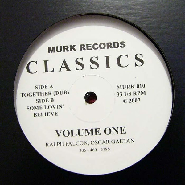 Oscar G & Ralph Falcon - Classics Volume One | Murk Records (MURK 010) - main