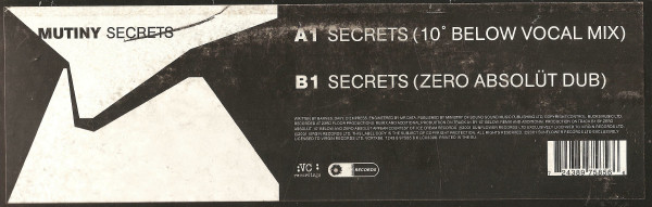 Mutiny - Secrets | VC Recordings (VCRTX86) - 3