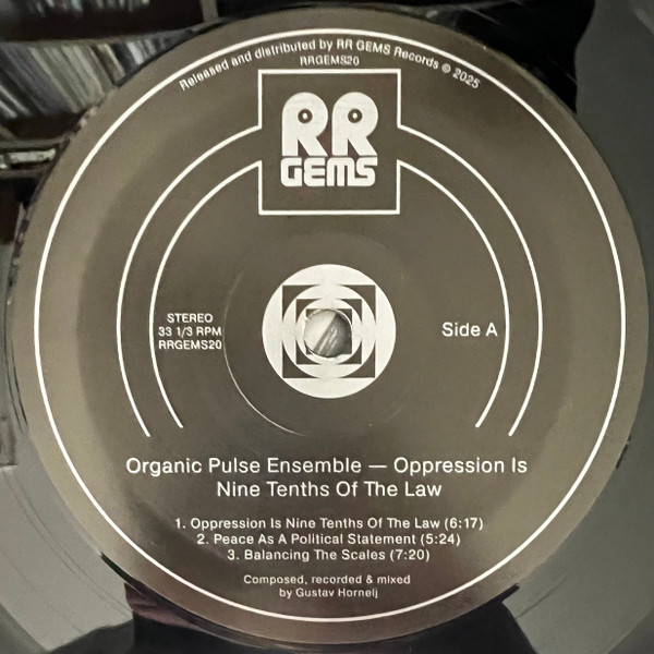 Organic Pulse Ensemble - Oppression Is Nine Tenths Of The Law | RR GEMS (RRGEMS20) - 4