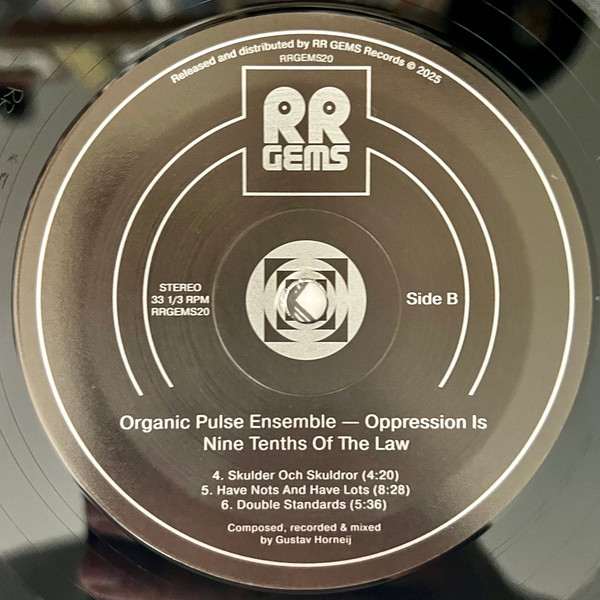 Organic Pulse Ensemble - Oppression Is Nine Tenths Of The Law | RR GEMS (RRGEMS20) - 5