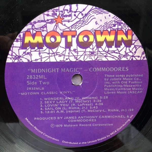 Commodores - Midnight Magic | Motown (2832ML) - 4