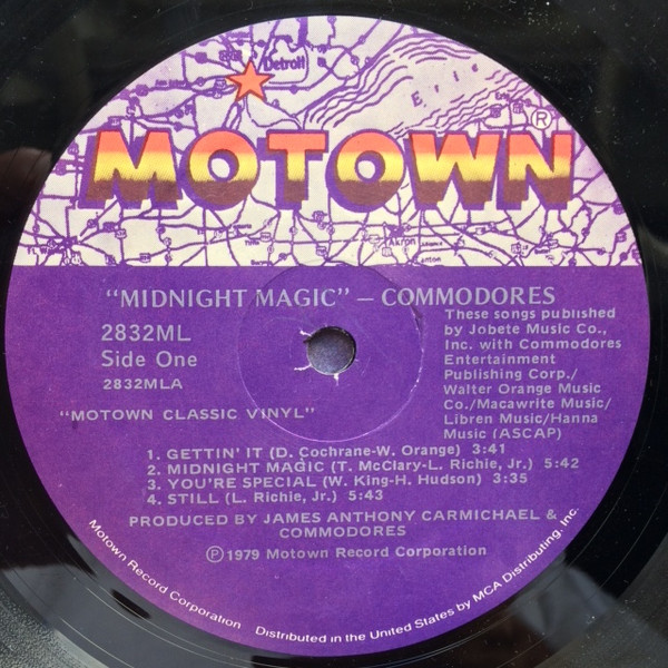 Commodores - Midnight Magic | Motown (2832ML) - 3