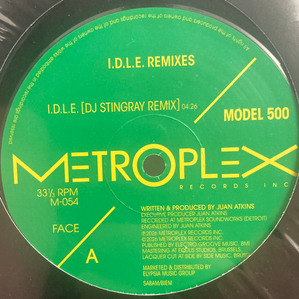 Model 500 - I.D.L.E (Remixes) | Metroplex (M-054)
