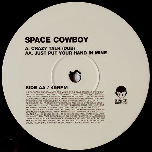 Space Cowboy - Crazy Talk (Dub) | Southern Fried Records (ECB32) - 4