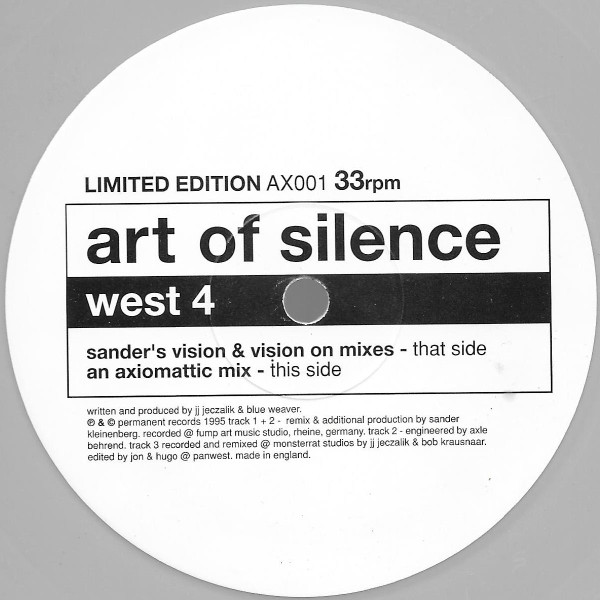 Art Of Silence - West 4 | Axiomattic Records (AX001) - main