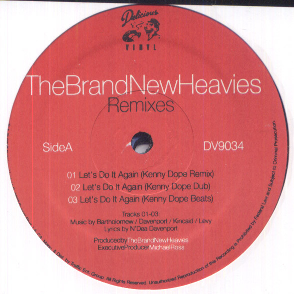 The Brand New Heavies - Remixes | Delicious Vinyl (DV9034) - 2
