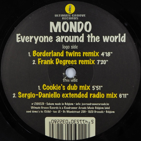 Mondo - Everyone Around The World | Ultimate Groove Records (210.32.28) - 2