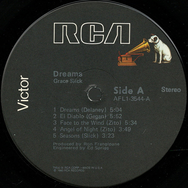 Grace Slick - Dreams | RCA Victor (AFL1-3544) - 3 Grace Slick - Dreams | RCA Victor (AFL1-3544) - 3