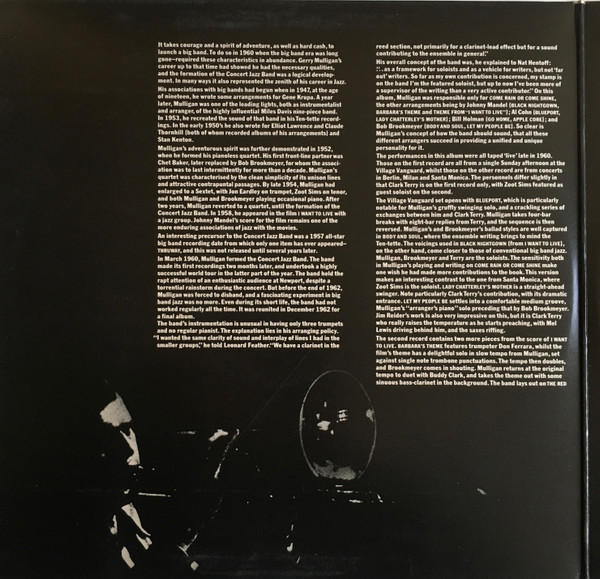 Gerry Mulligan & The Concert Jazz Band - Live | Verve Records (2683 057) - 2