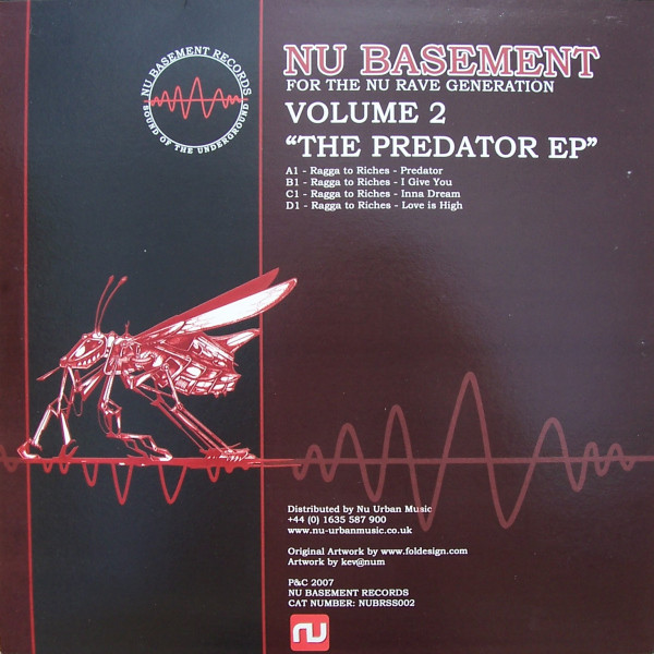 Ragga To Riches - The Predator EP | Nu Basement Records (NUBRSS002)