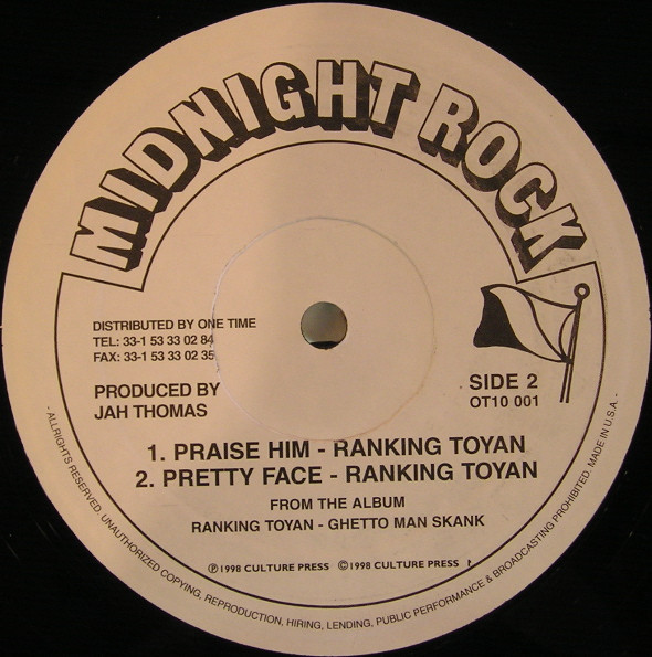 Tristan Palmer / Jah Thomas & Toyan - Entertainment / Two Bad D.J. Haffi Talk | Midnight Rock (OT10 001) - 2