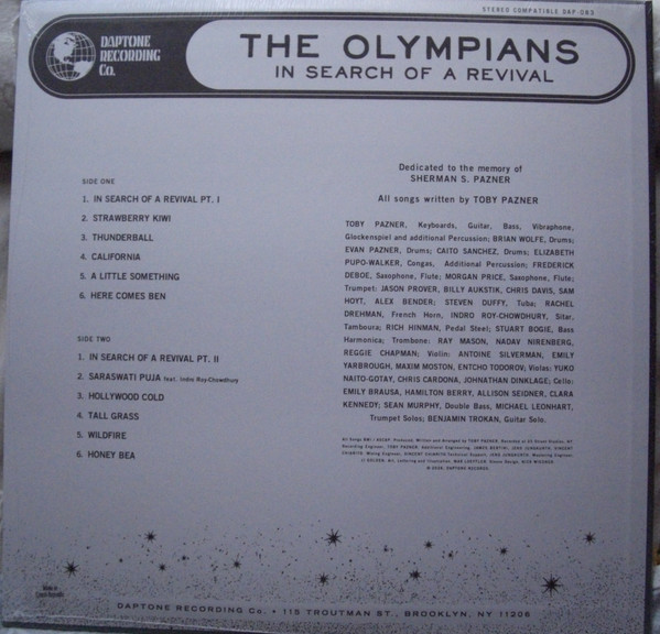 The Olympians - In Search Of A Revival | Daptone Records (DAP-083) - 2 The Olympians - In Search Of A Revival | Daptone Records (DAP-083) - 2