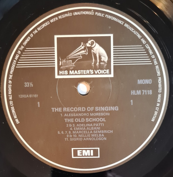 Various - The Record Of Singing | His Master's Voice (RLS 724) - 3