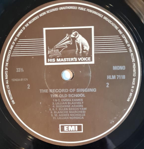 Various - The Record Of Singing | His Master's Voice (RLS 724) - 4