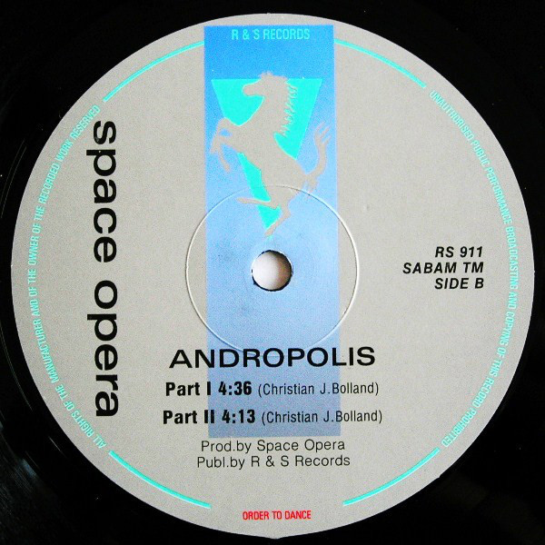 Space Opera - Space 3001 | R & S Records (RS 911) - 4