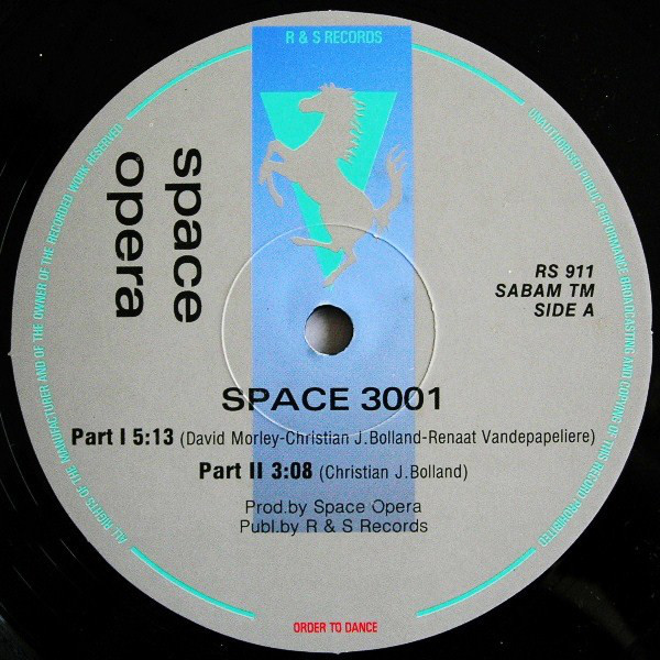 Space Opera - Space 3001 | R & S Records (RS 911) - 3