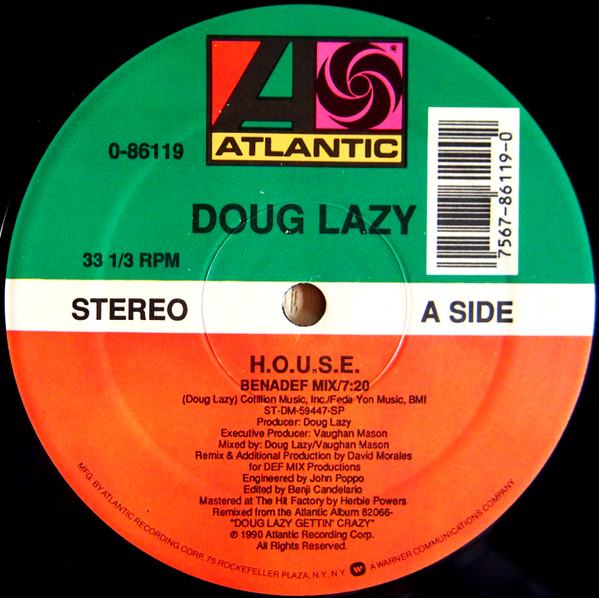 Doug Lazy - H.O.U.S.E. | Atlantic (0-86119)