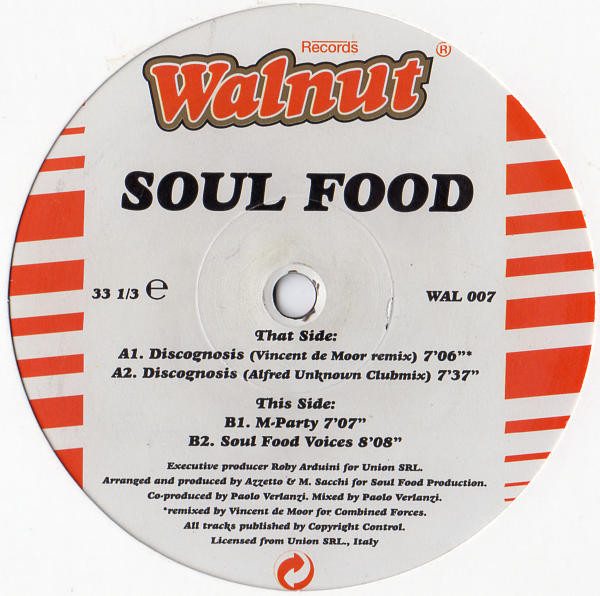 Soul Food - Discognosis | Walnut Records (WAL 007) - main